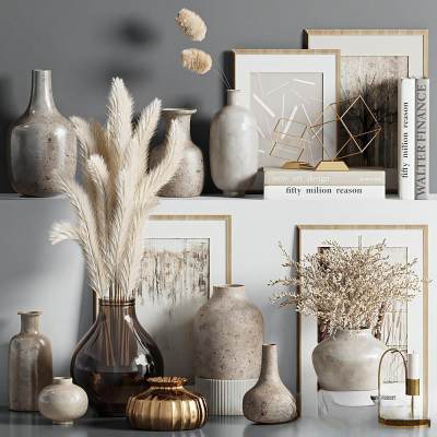 侘寂风花瓶饰品摆件